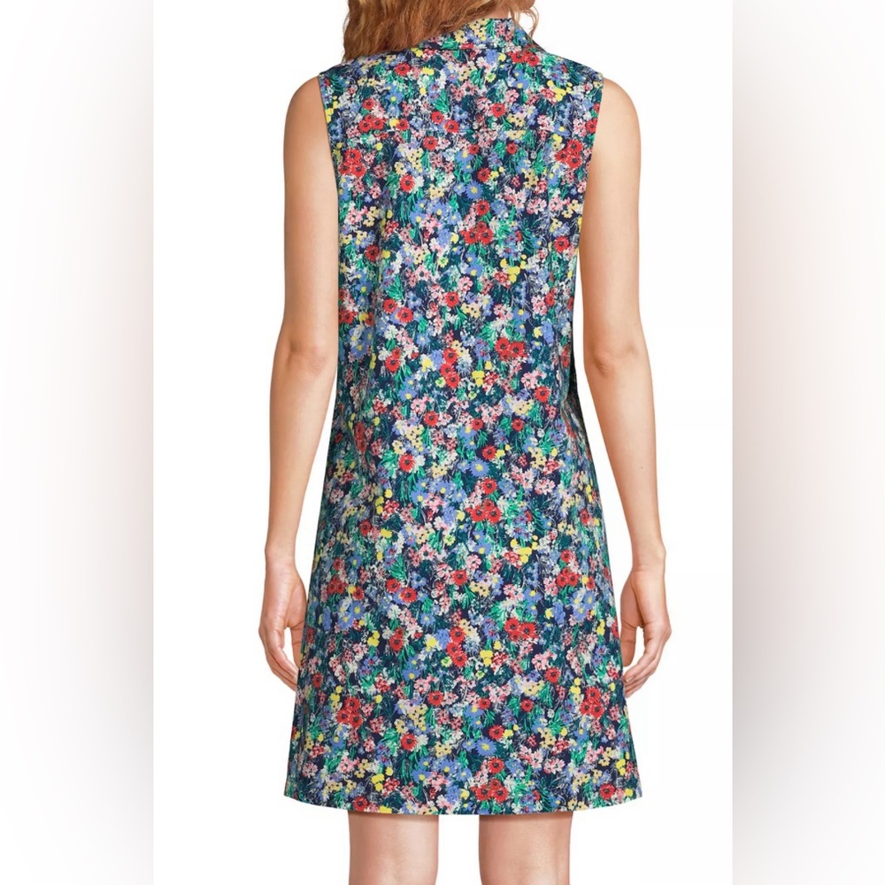 Lands' End Multicolor Floral Dress. NWOT - Picture 2 of 8